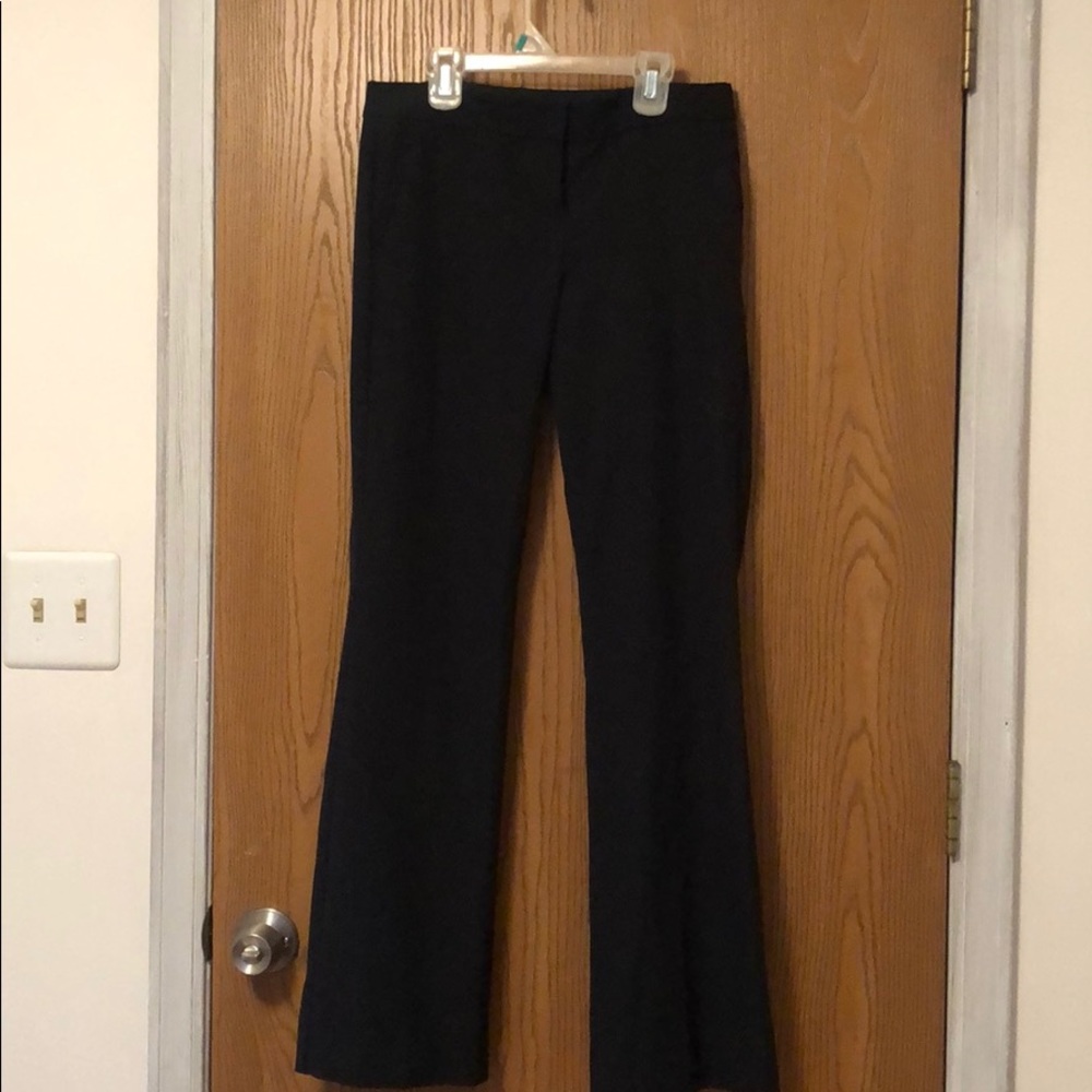 Express wide leg Columnist dress navy blue pants